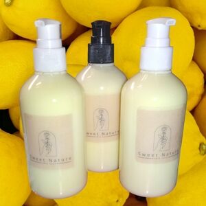 ALL NATURAL INGREDIENTS LOTION Lemon & Tumeric Glowing Body Lotion